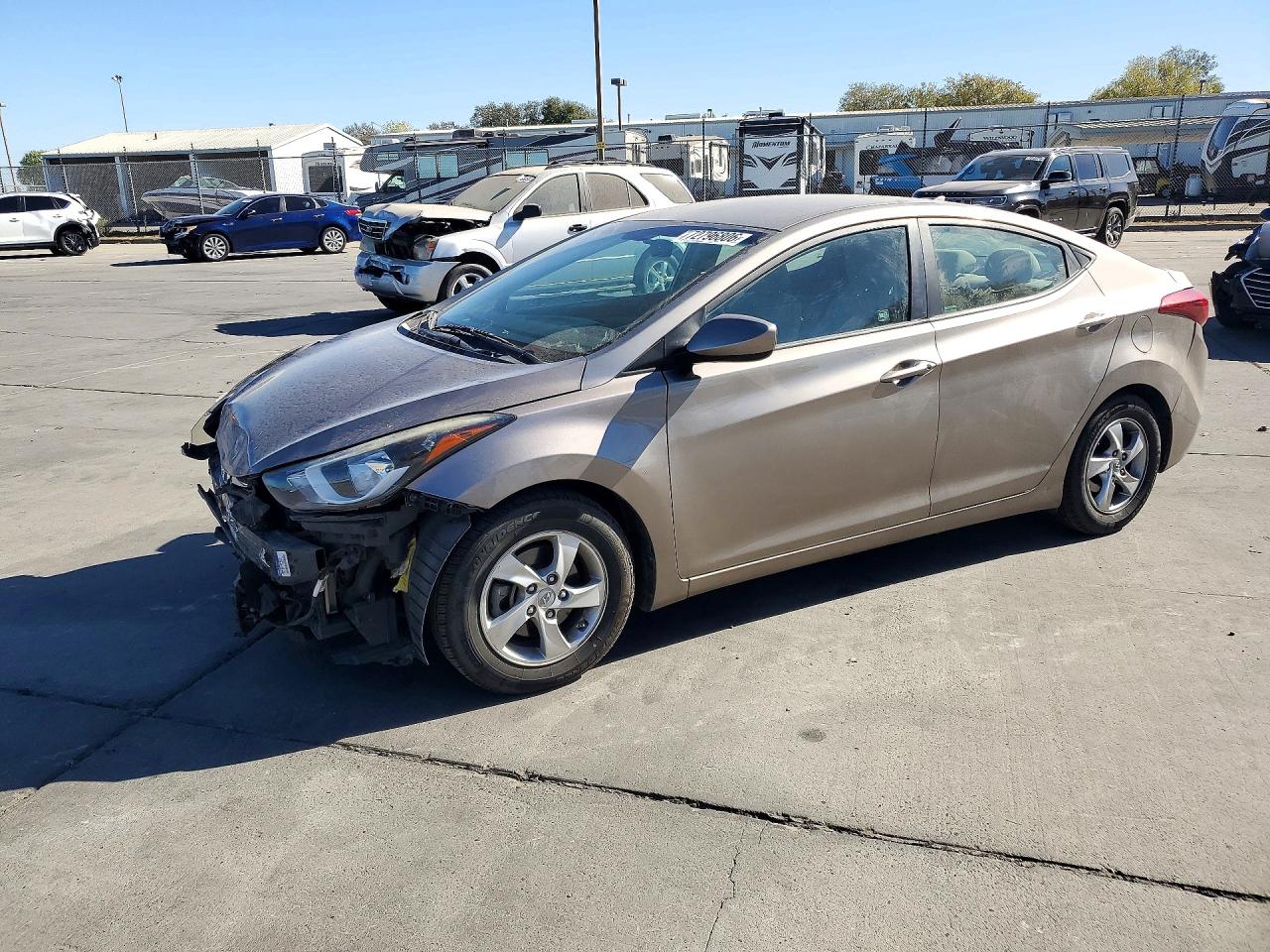 2014 HYUNDAI ELANTRA GLS(Middle) — Front 3/4