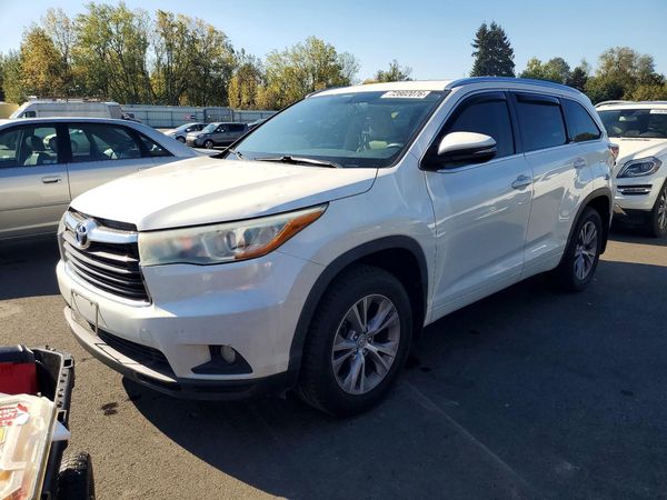 2015 TOYOTA HIGHLANDER Base/Hybrid — Front 3/4