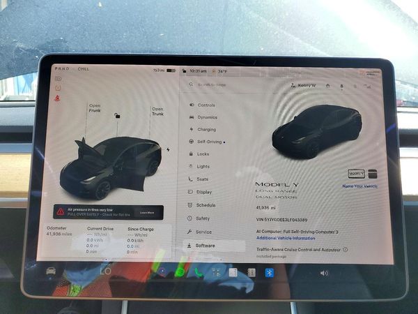 2020 TESLA MODEL Y — ODOM