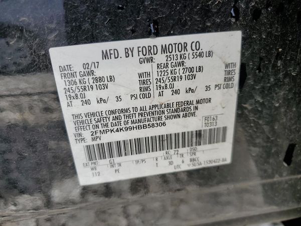 2017 FORD EDGE Titanium