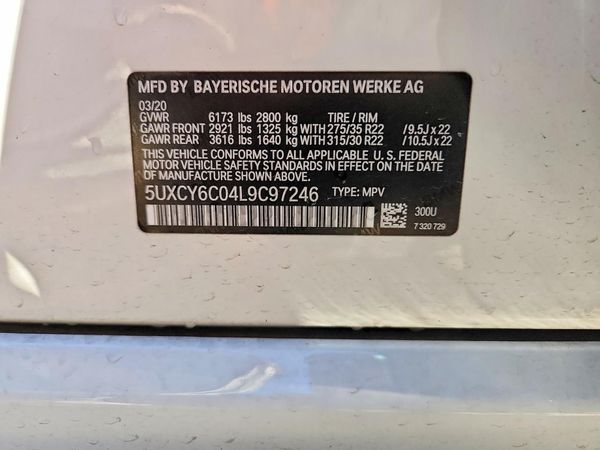 2020 BMW X6 xDrive40i
