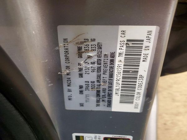 2012 MAZDA 3 Sport/GX — VINS