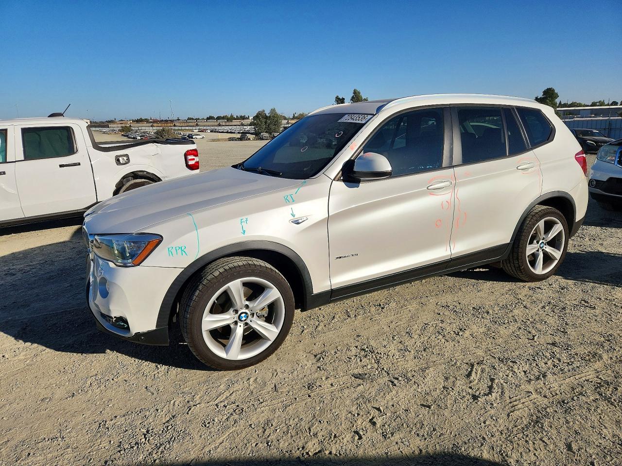2017 BMW X3 xDrive28i — Front 3/4
