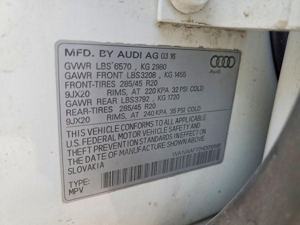 2017 AUDI Q7 quattro Prestige