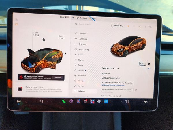 2022 TESLA MODEL 3 — ODOM