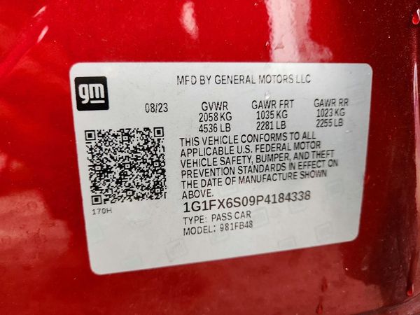 2023 CHEVROLET BOLT 2LT — VINS