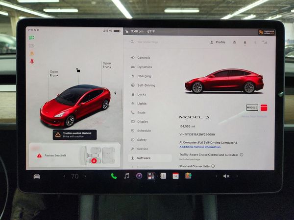 2022 TESLA MODEL 3 — ODOM