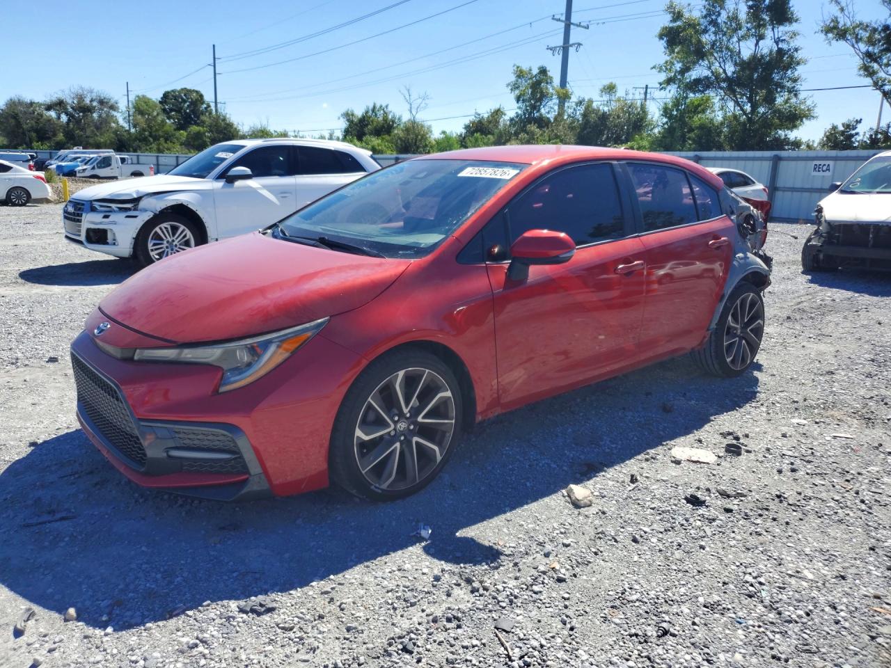2020 TOYOTA COROLLA SE, CVT — Front 3/4