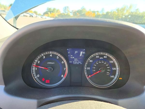 2013 HYUNDAI ACCENT GLS, GS — ODOM