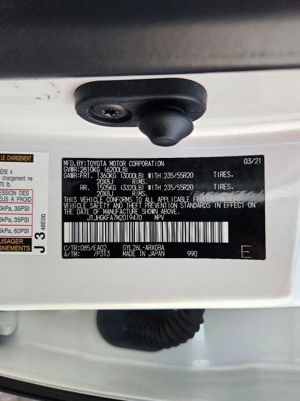 2021 LEXUS RX 450hL Premium — VINS