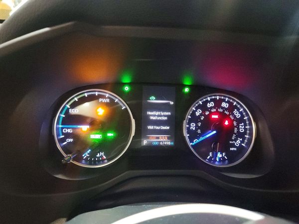 2020 TOYOTA RAV4 XLE HV — ODOM
