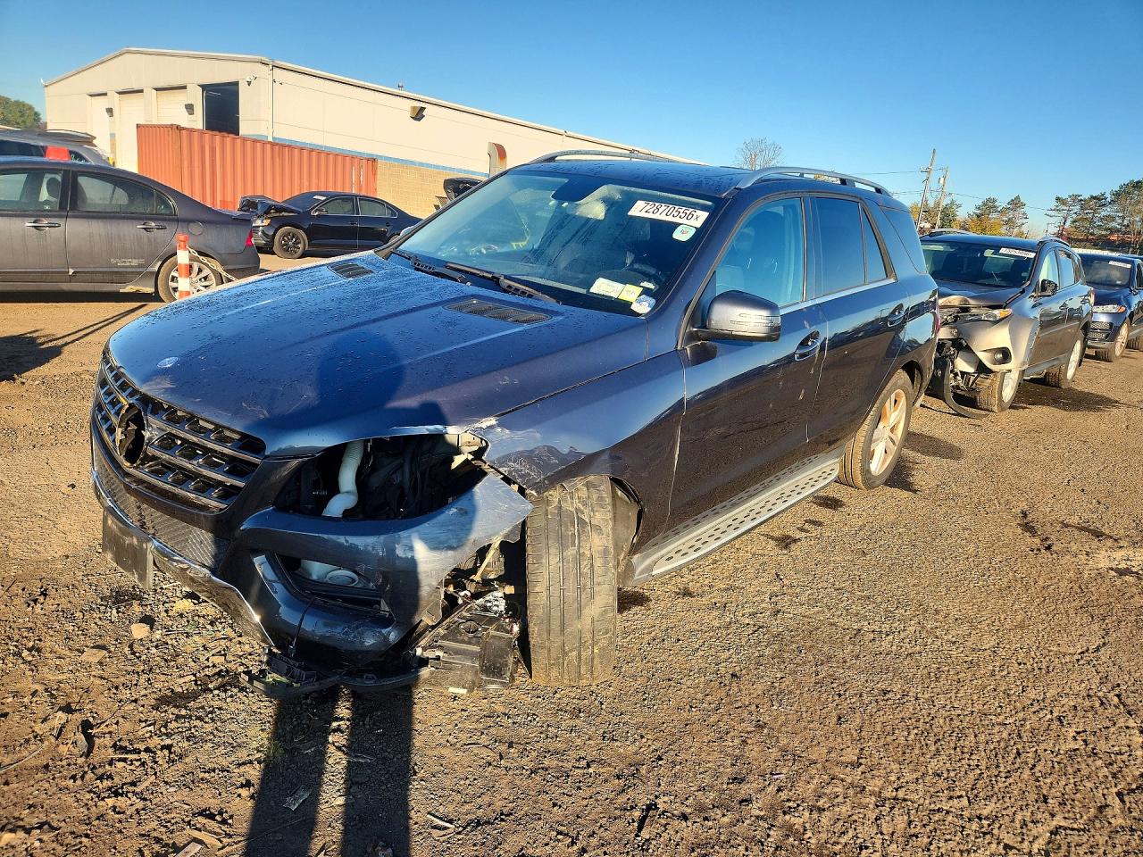 2014 MERCEDES-BENZ ML ML350 4-MATIC — Front 3/4