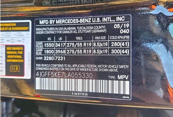 2020 MERCEDES-BENZ GLS GLS450-4M