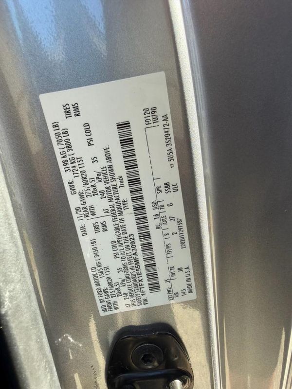 2021 FORD F150