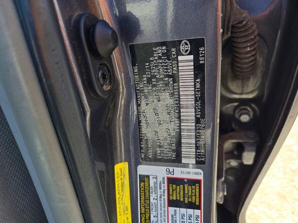 2014 TOYOTA CAMRY — VINS