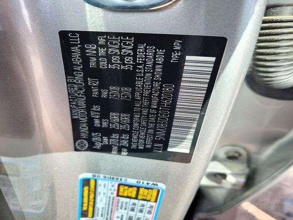 2026 HYUNDAI TUCSON SEL, SEL Plus — VINS