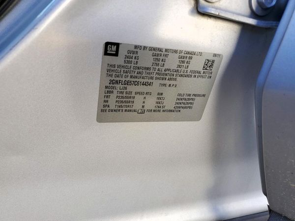 2012 CHEVROLET EQUINOX LTZ — VINS