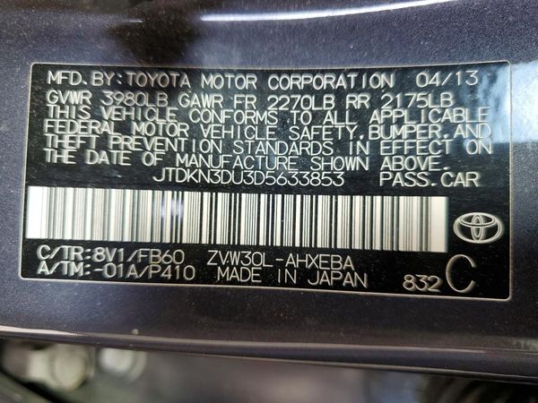 2013 TOYOTA PRIUS