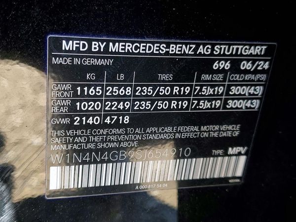 2025 MERCEDES-BENZ GLA GLA 250 — VINS