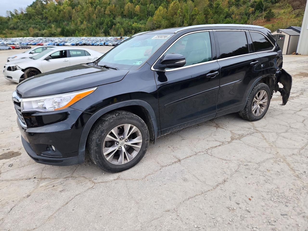 2015 TOYOTA HIGHLANDER Base/Hybrid — Front 3/4