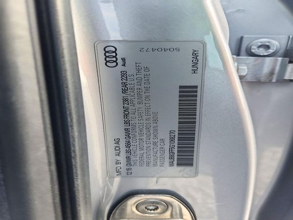 2016 AUDI A3 — VINS