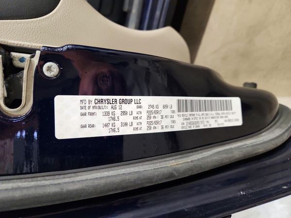 2013 DODGE GRAND CARAVAN SE — VINS