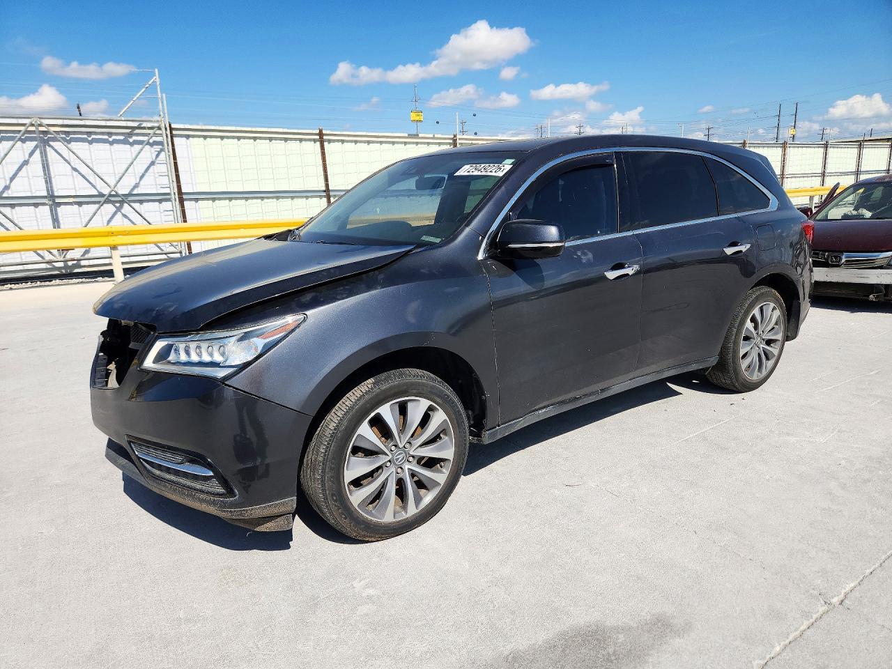 2016 ACURA MDX Tech — Front 3/4