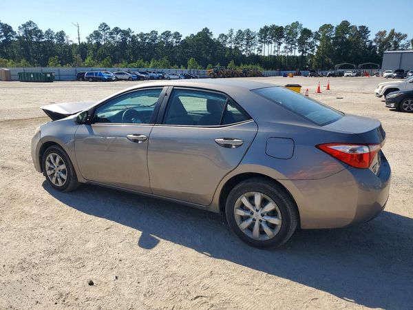 2014 TOYOTA COROLLA L/LE — DSRA