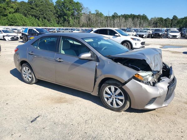 2014 TOYOTA COROLLA L/LE — Passenger 3/4