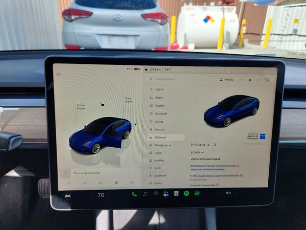 2022 TESLA MODEL 3 — ODOM