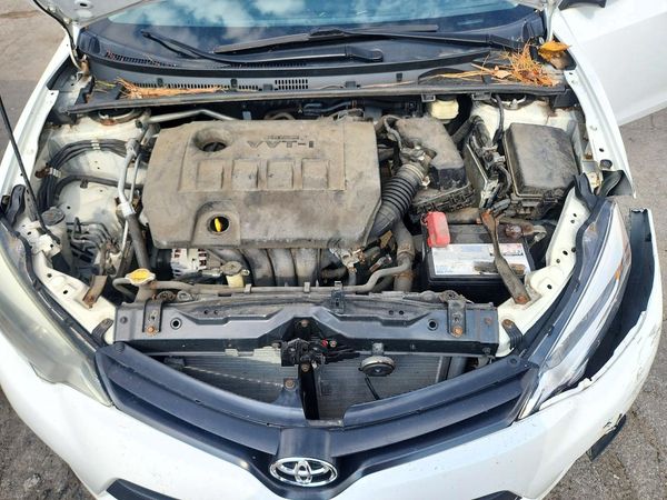 2014 TOYOTA COROLLA L/LE — Engine bay