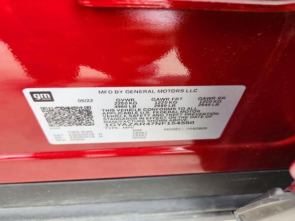 2022 CADILLAC XT4 Luxury — VINS