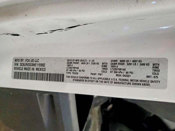2022 RAM PROMASTER High Roof