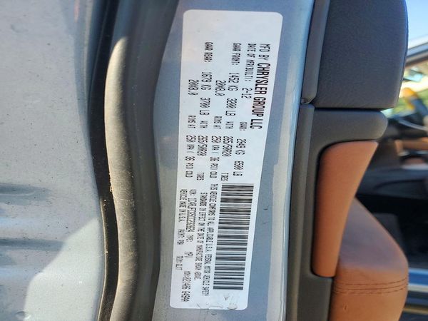 2012 JEEP CHEROKEE Overland — VINS