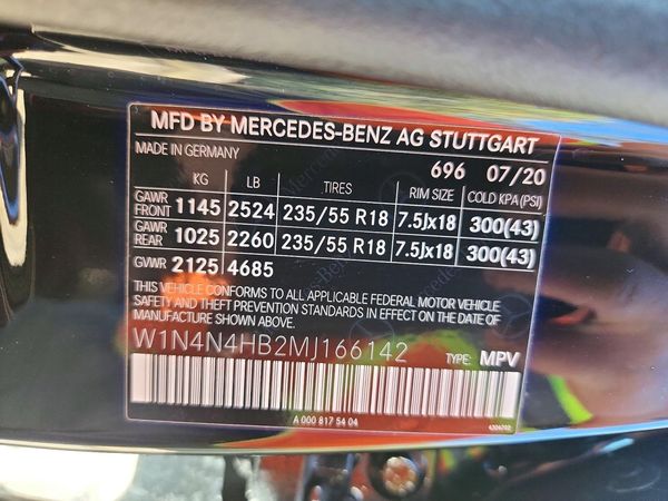 2021 MERCEDES-BENZ GLA GLA250-4M — VINS