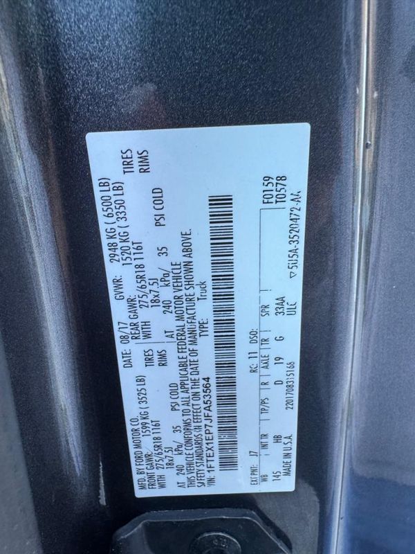 2018 FORD F150