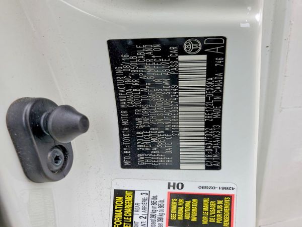 2016 TOYOTA COROLLA