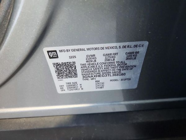 2026 CHEVROLET EQUINOX 1LT — VINS