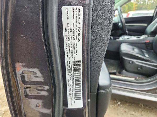2017 DODGE DURANGO GT — VINS