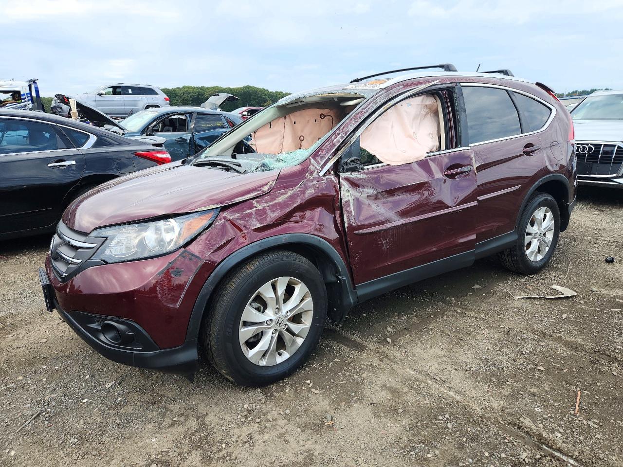 2014 HONDA CRV EX-L — Front 3/4