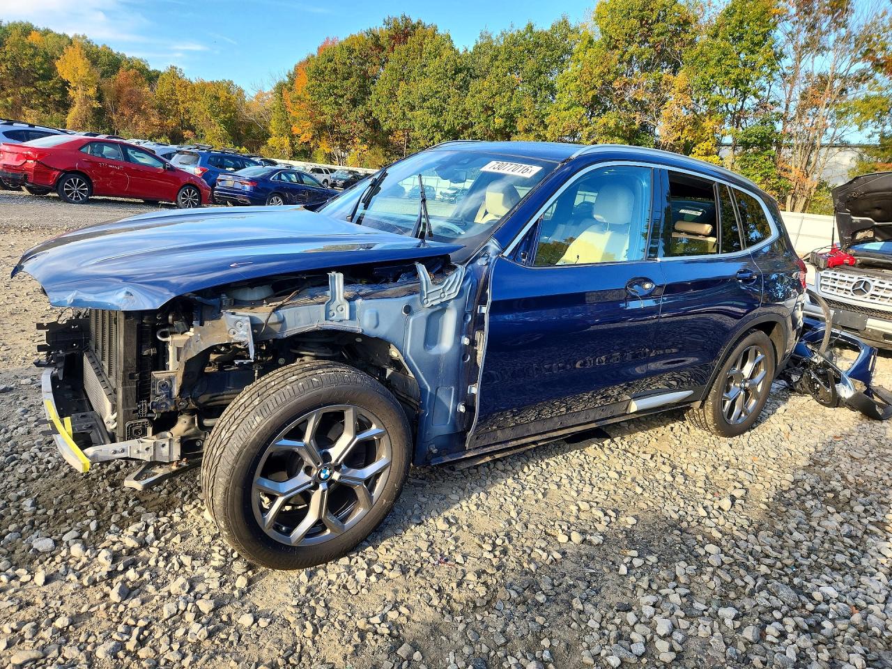 2021 BMW X3 xDrive30i — Front 3/4