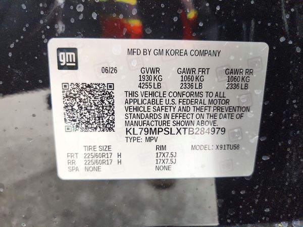 2026 CHEVROLET TRAILBLAZE LT — VINS