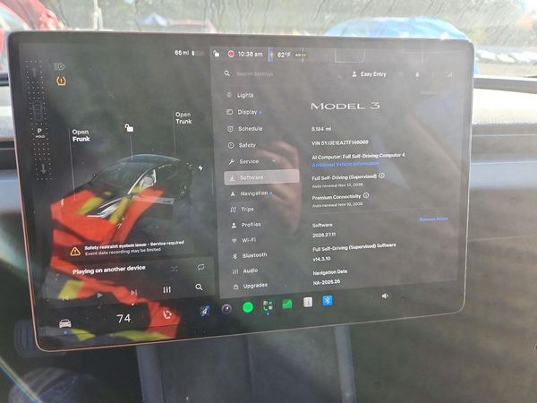 2026 TESLA MODEL 3 — ODOM