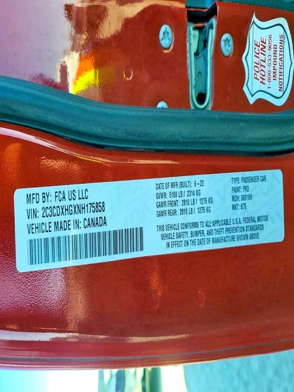 2022 DODGE CHARGER GT