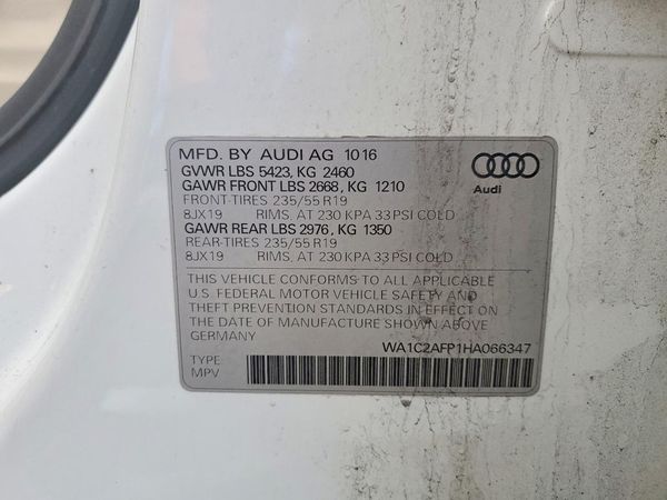 2017 AUDI Q5 quattro Premium