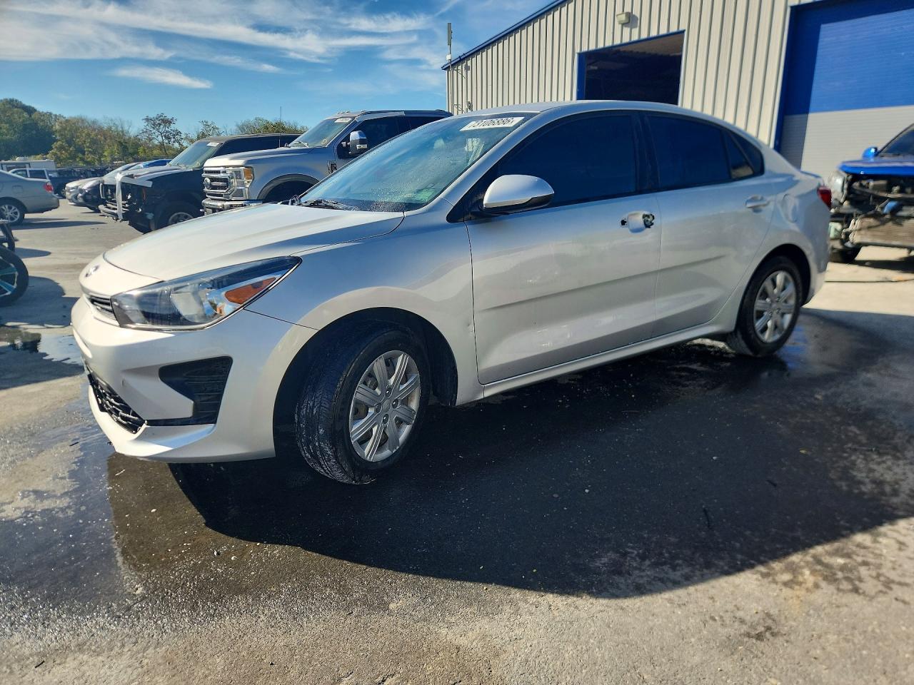 2021 KIA RIO LX, S — Front 3/4