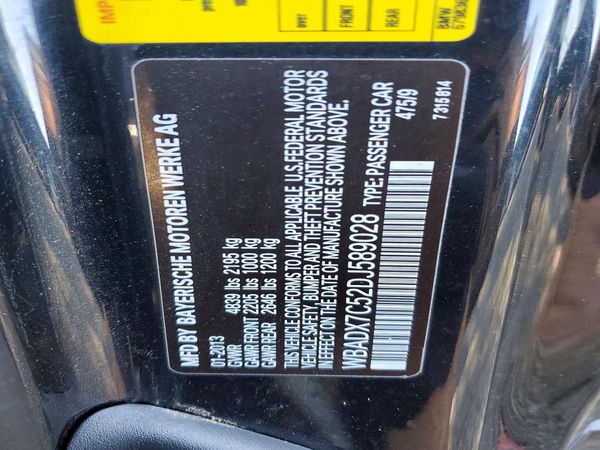 2013 BMW 335 — VINS