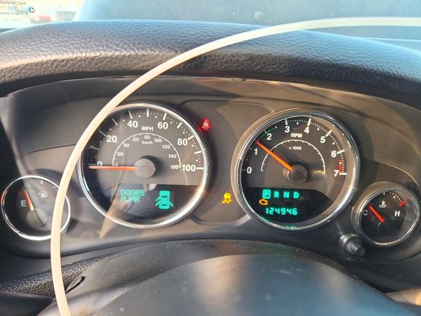 2013 JEEP WRANGLER UNLIMITED SAHARA 4X4 — ODOM