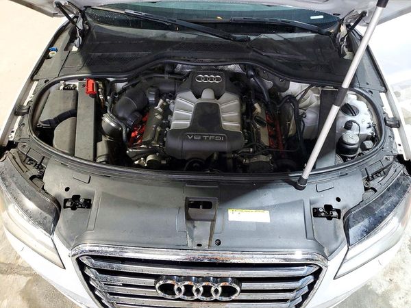 2014 AUDI A8 L — Engine bay