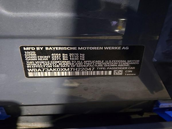 2021 BMW 228XI xDrive GC — VINS